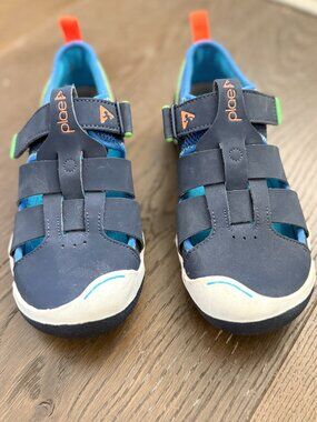 Plae Sam Fisherman Sandals (Size 2), Blue